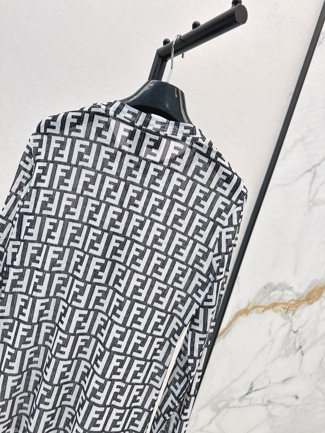Fend 25fw printed shirt