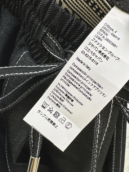 Loe 25fw embroidered jeans