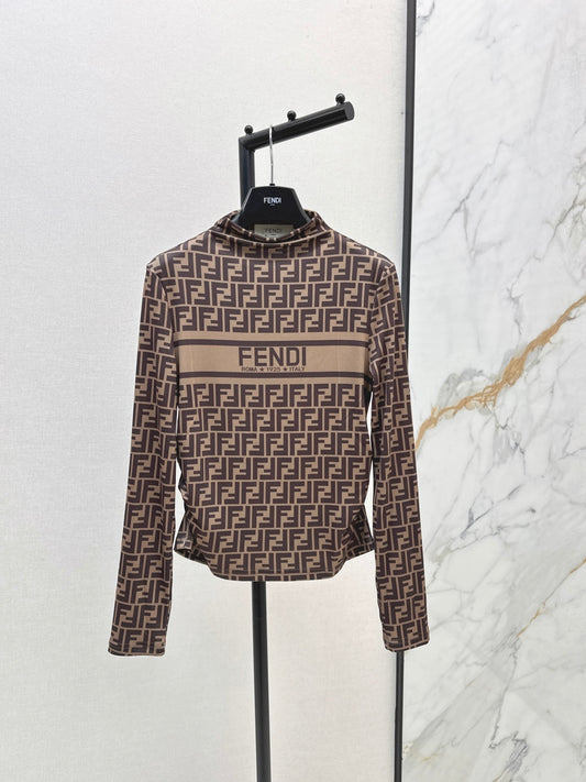 Fend 25fw printed shirt