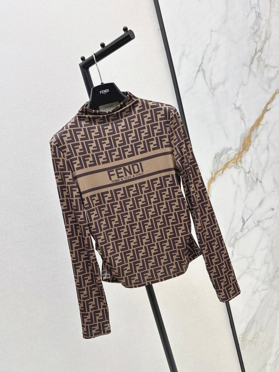 Fend 25fw printed shirt