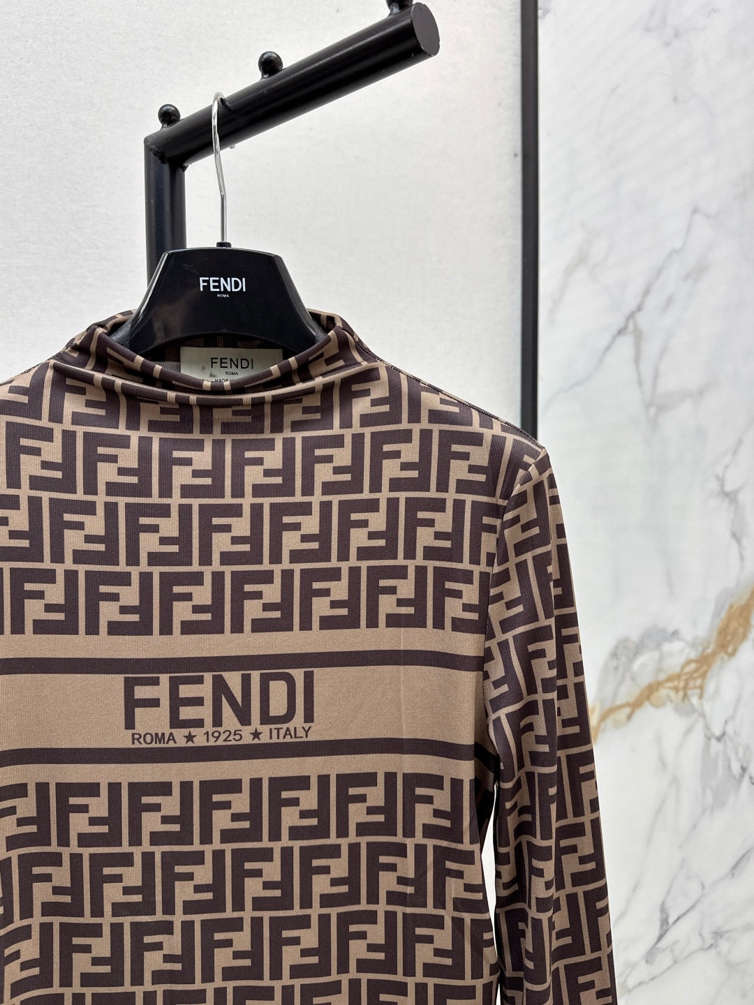 Fend 25fw printed shirt