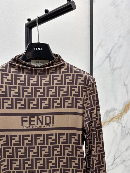 Fend 25fw printed shirt