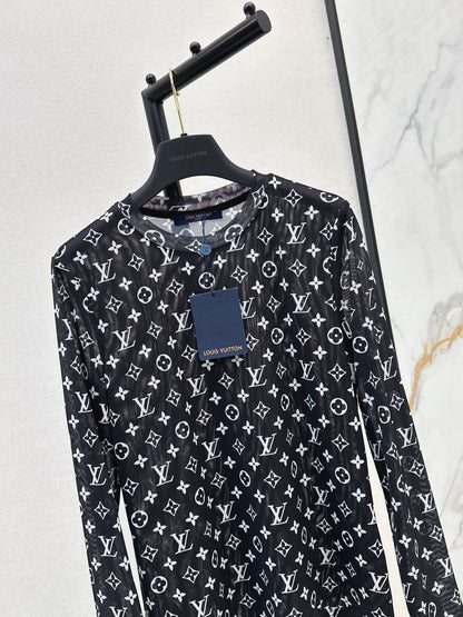Louis 25fw printed shirt