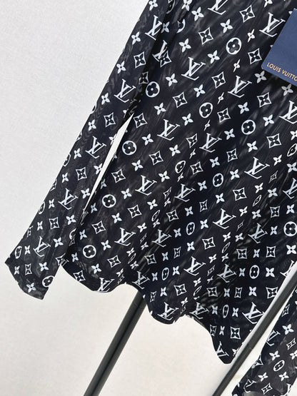 Louis 25fw printed shirt