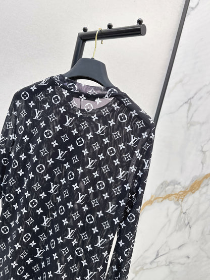 Louis 25fw printed shirt