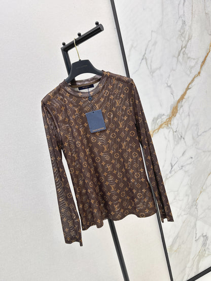 Louis 25fw printed shirt