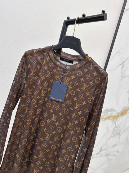 Louis 25fw printed shirt