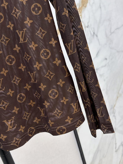 Louis 25fw printed shirt