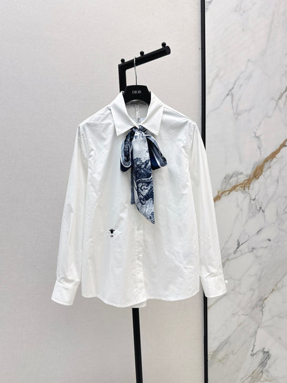 CD 25fw scarf shirt