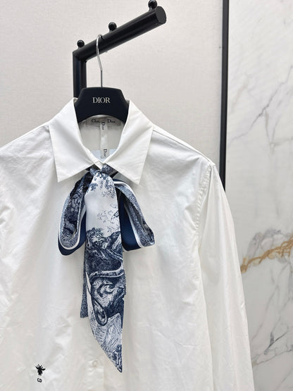 CD 25fw scarf shirt