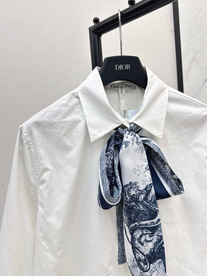 CD 25fw scarf shirt