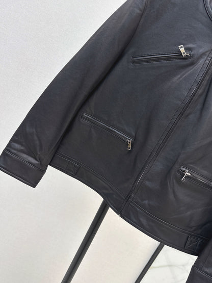 Guc 25fw leather jacket