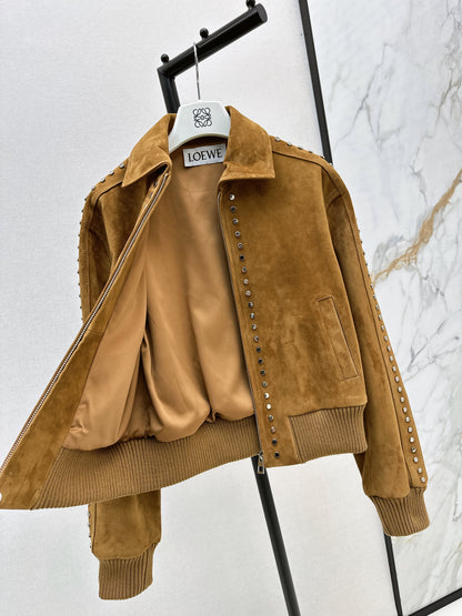 Loe 25fw suede jacket