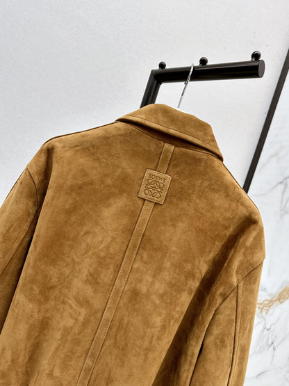 Loe 25fw suede jacket