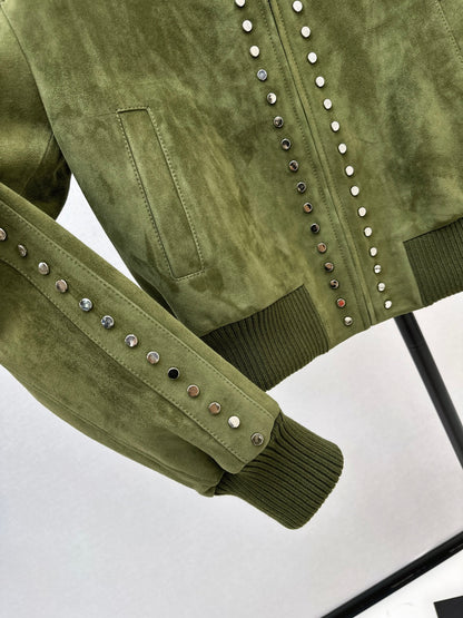 Loe 25fw suede jacket