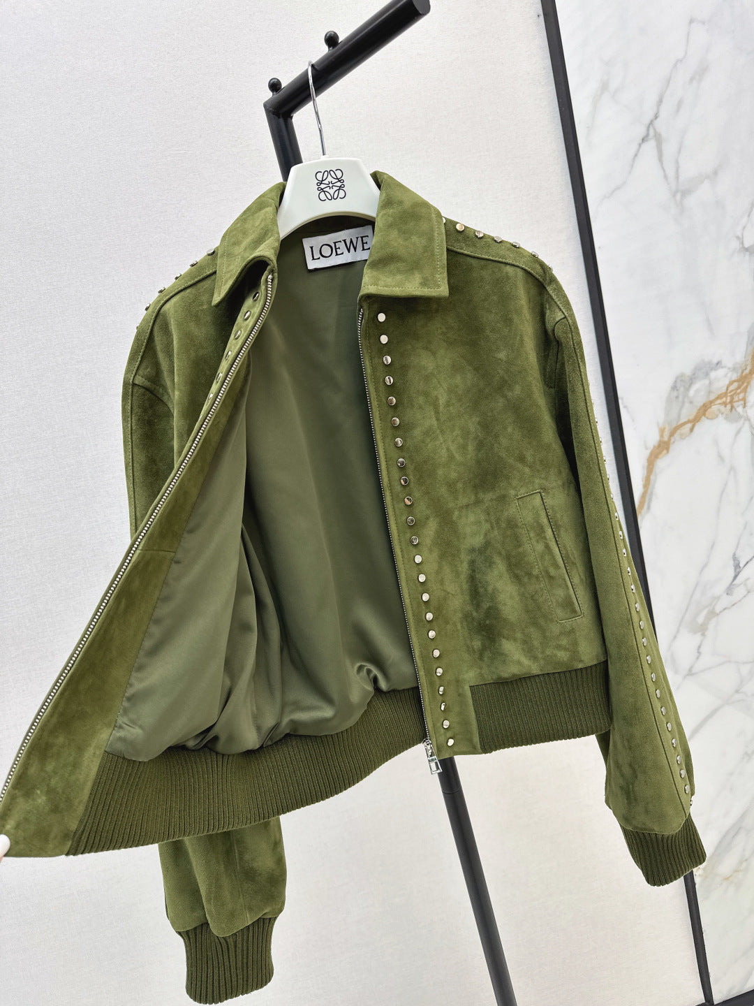 Loe 25fw suede jacket