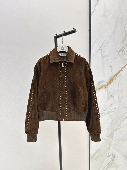 Loe 25fw suede jacket
