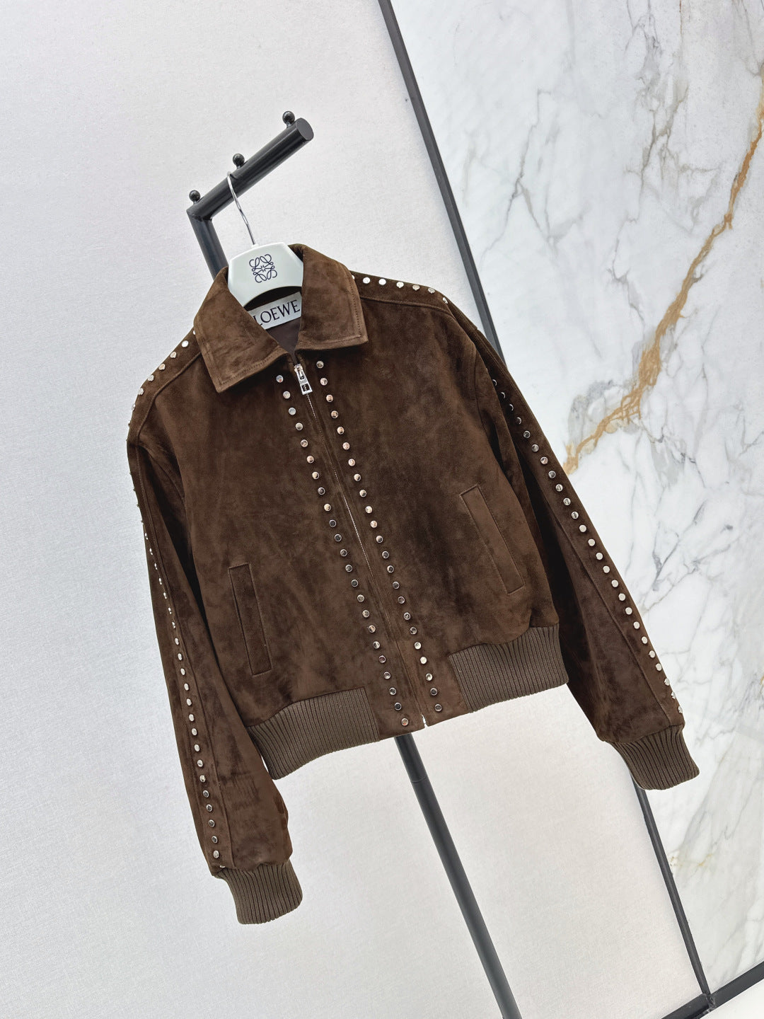 Loe 25fw suede jacket