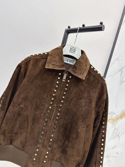 Loe 25fw suede jacket