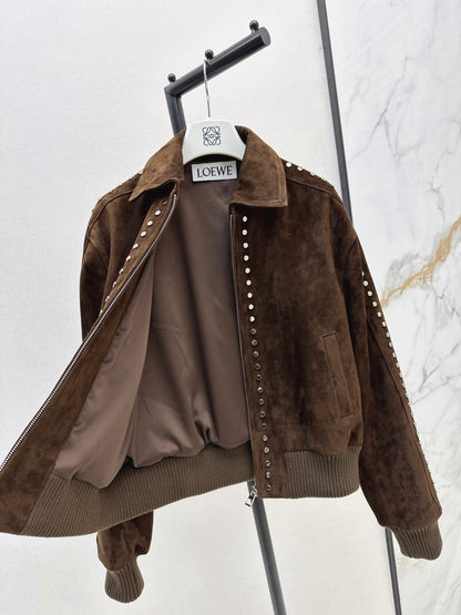 Loe 25fw suede jacket