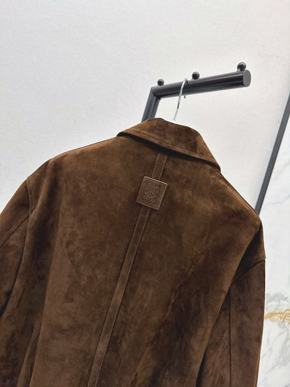 Loe 25fw suede jacket