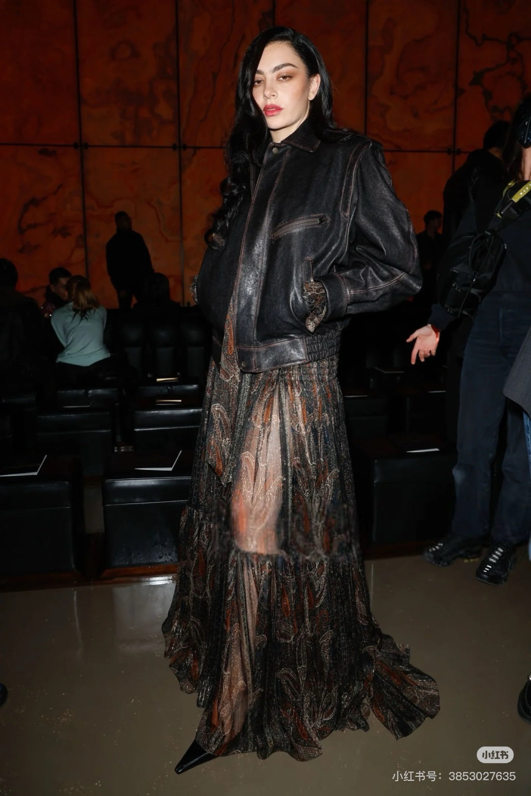 Saint lau 25fw leather jacket