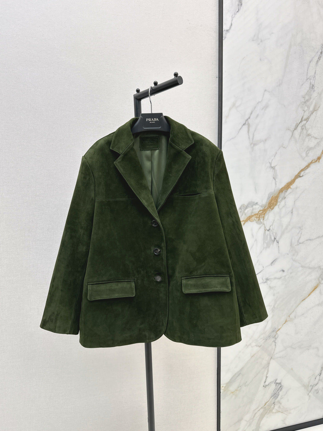 Pra 25fw suede blazer