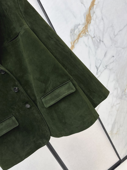 Pra 25fw suede blazer