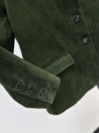 Pra 25fw suede blazer