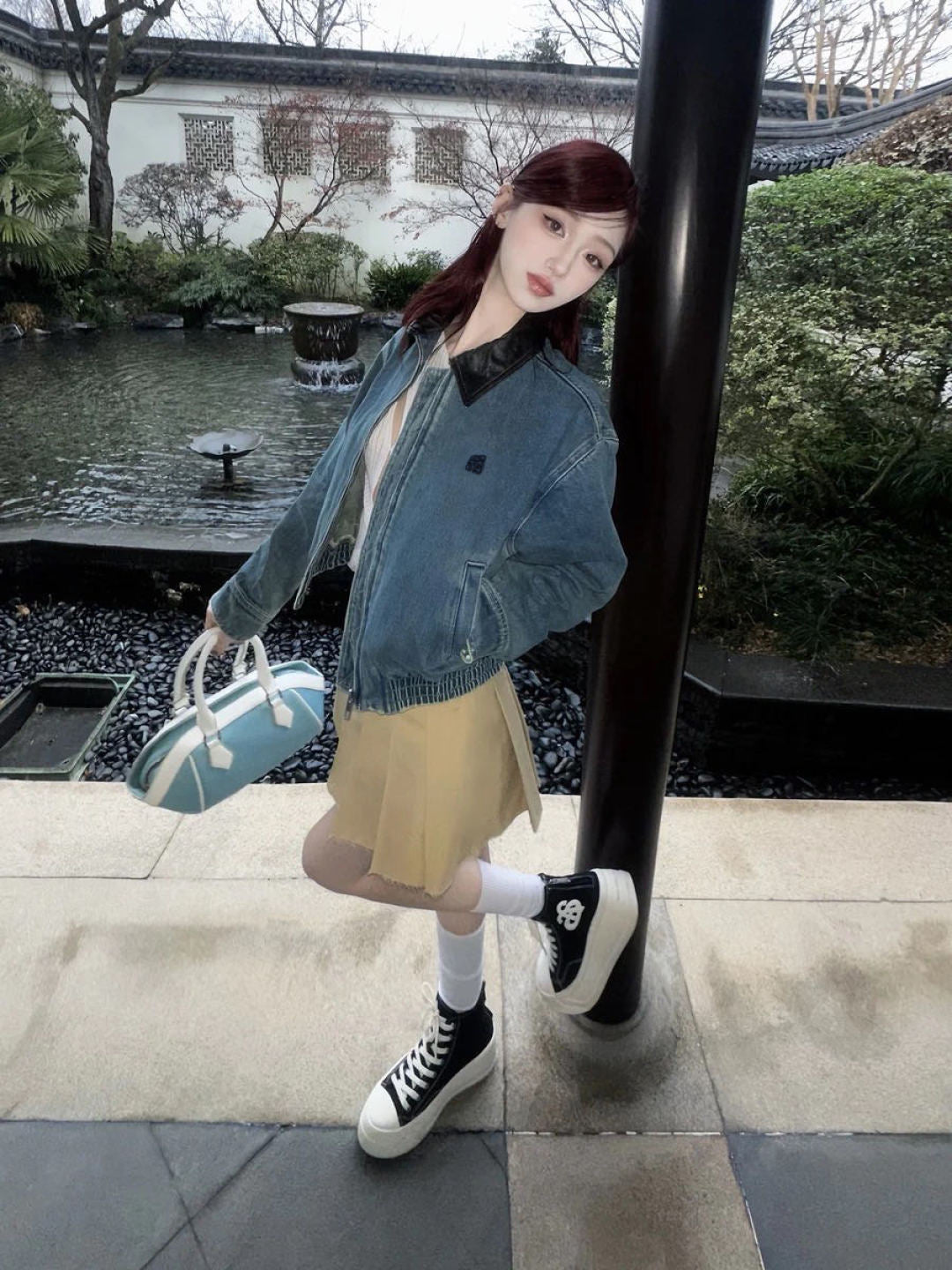 Loe 25fw denim jacket