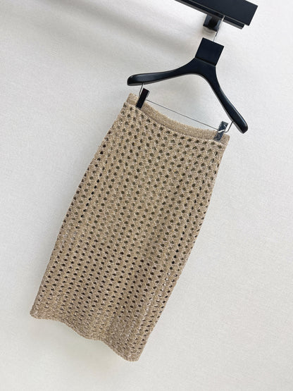 Brune 25fw hollow skirt