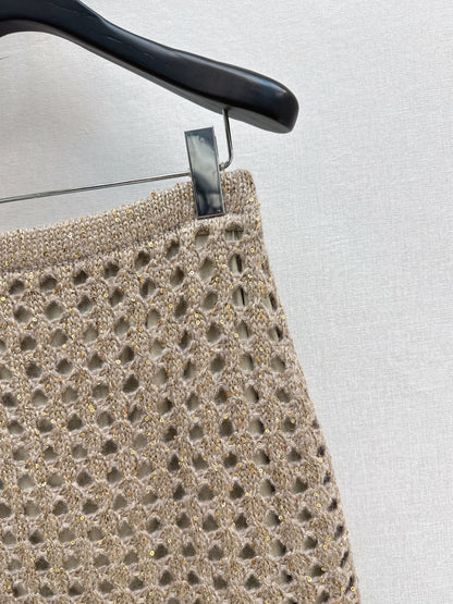 Brune 25fw hollow skirt
