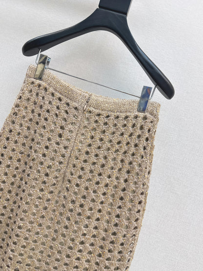 Brune 25fw hollow skirt