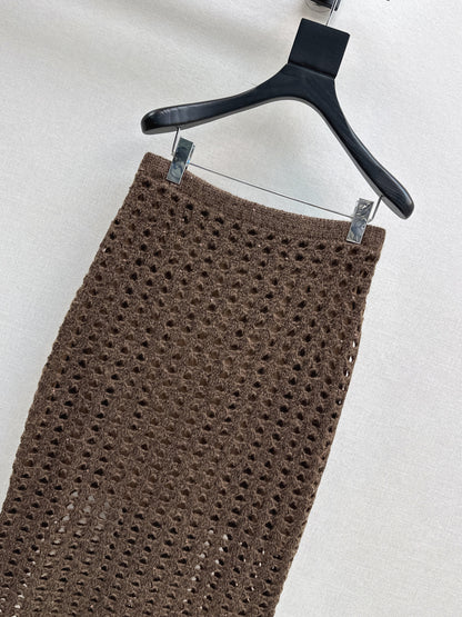 Brune 25fw hollow skirt
