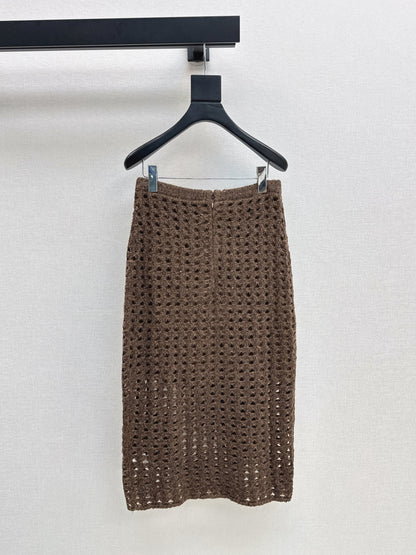 Brune 25fw hollow skirt