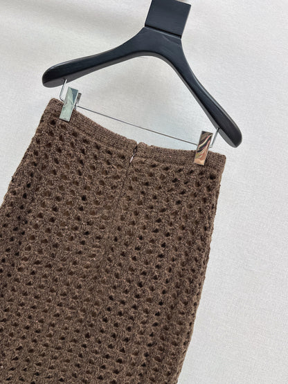 Brune 25fw hollow skirt