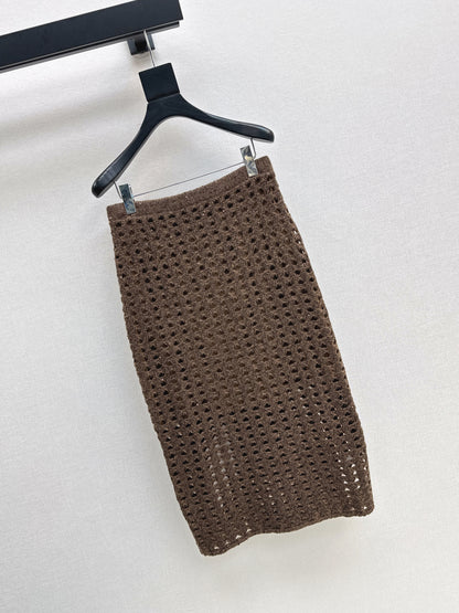 Brune 25fw hollow skirt