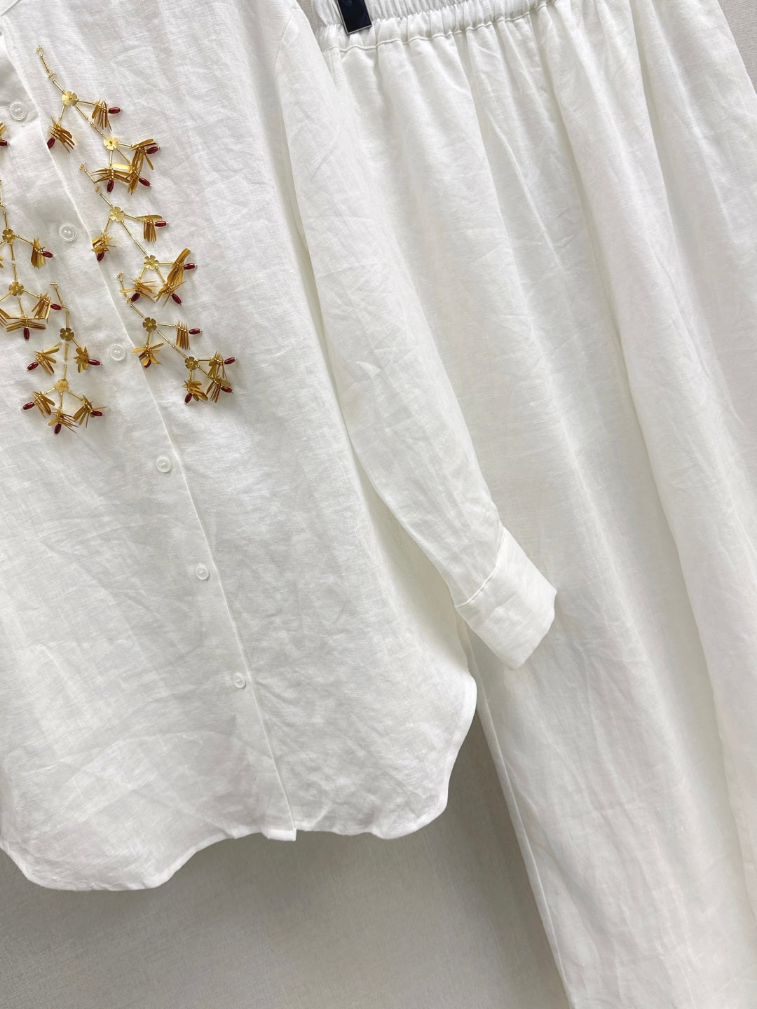 Chlo 25ss linen suit