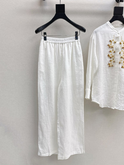 Chlo 25ss linen suit