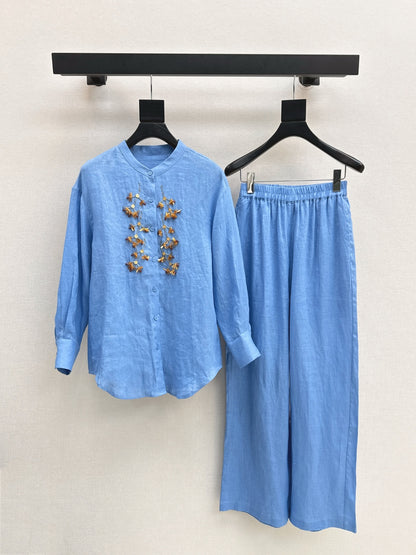 Chlo 25ss linen suit