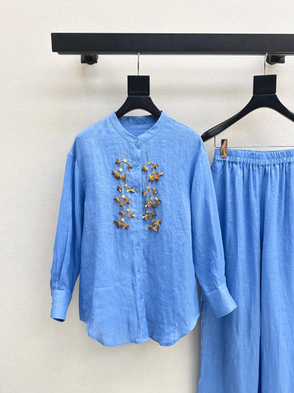 Chlo 25ss linen suit