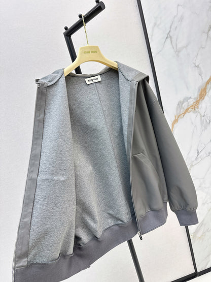 Miu 25fw leather jacket