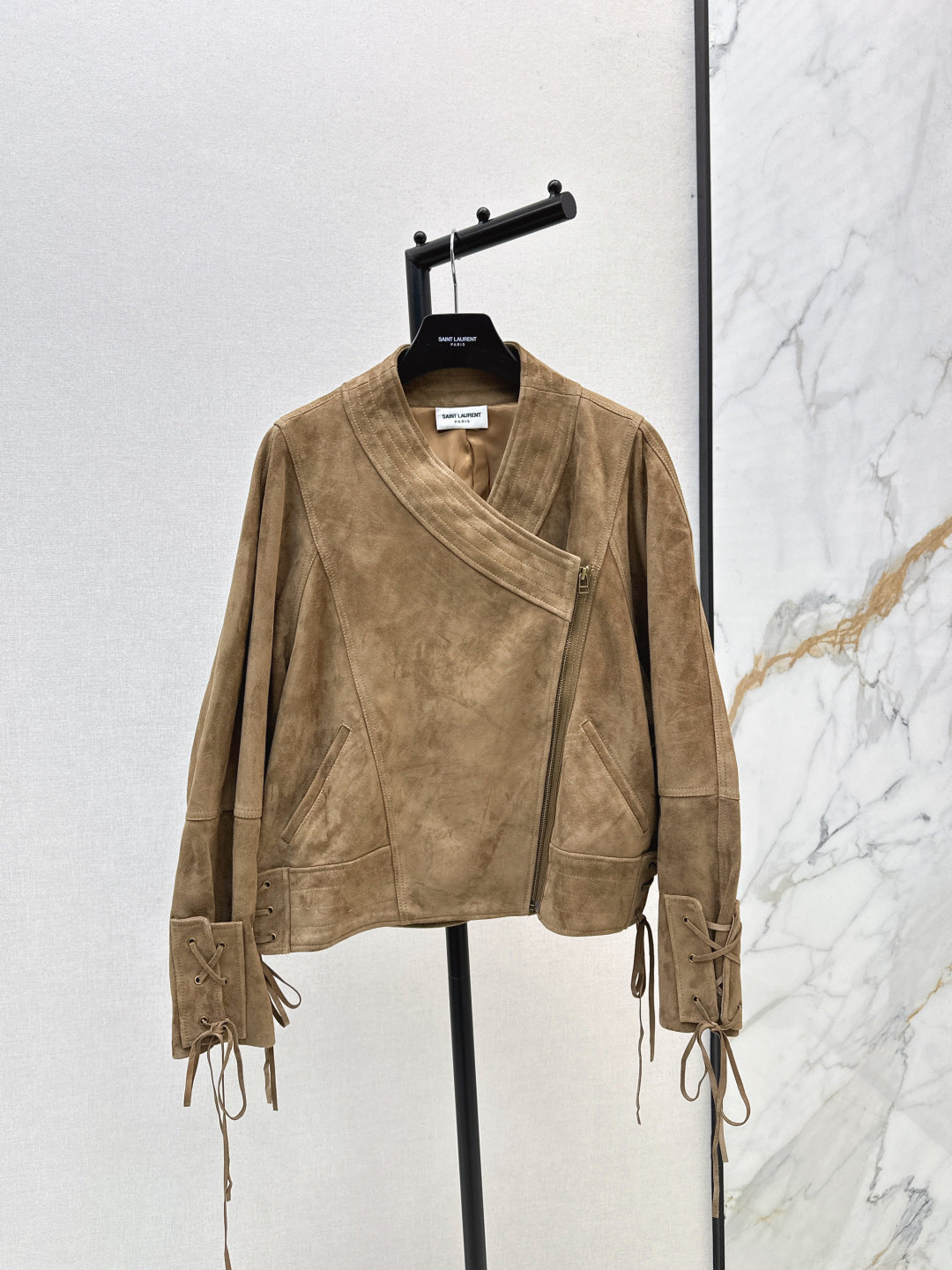 Saint lau 25fw suede jacket