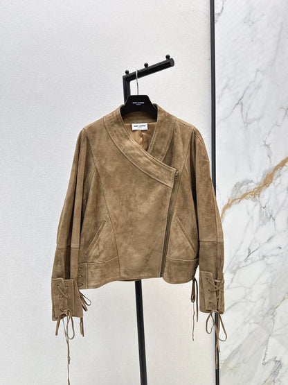Saint lau 25fw suede jacket