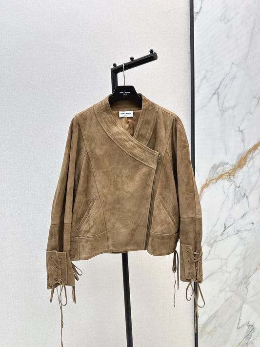 Saint lau 25fw suede jacket