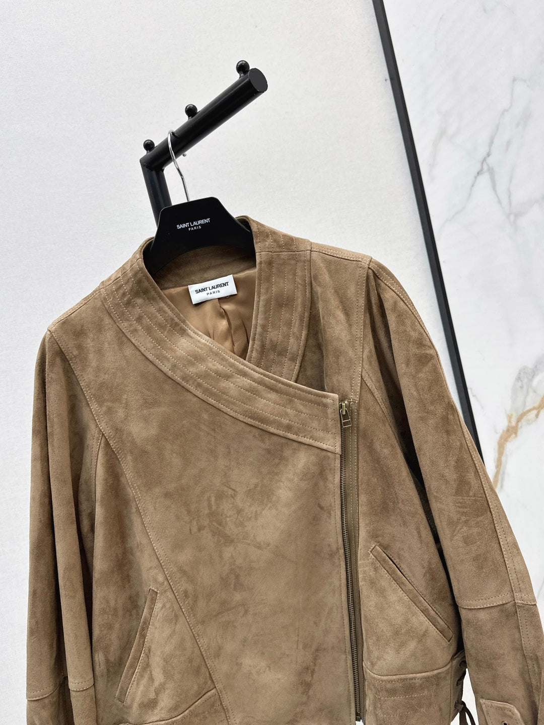 Saint lau 25fw suede jacket