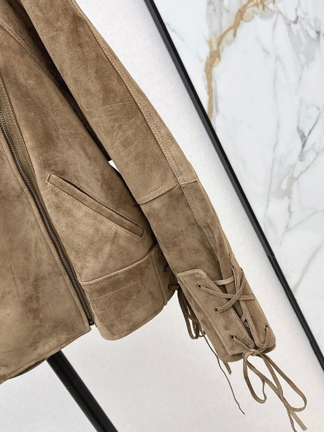 Saint lau 25fw suede jacket