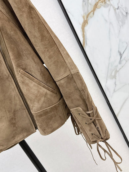 Saint lau 25fw suede jacket