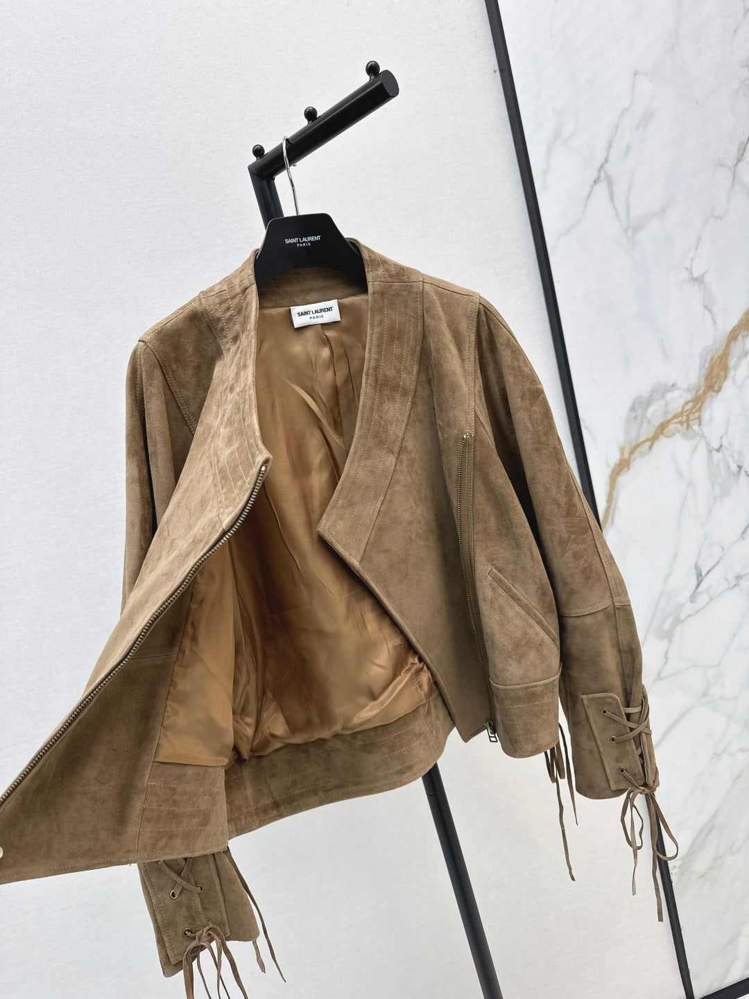 Saint lau 25fw suede jacket