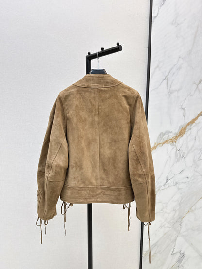 Saint lau 25fw suede jacket